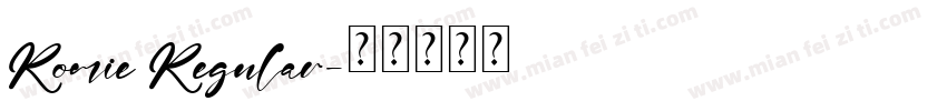 Romie Regular字体转换